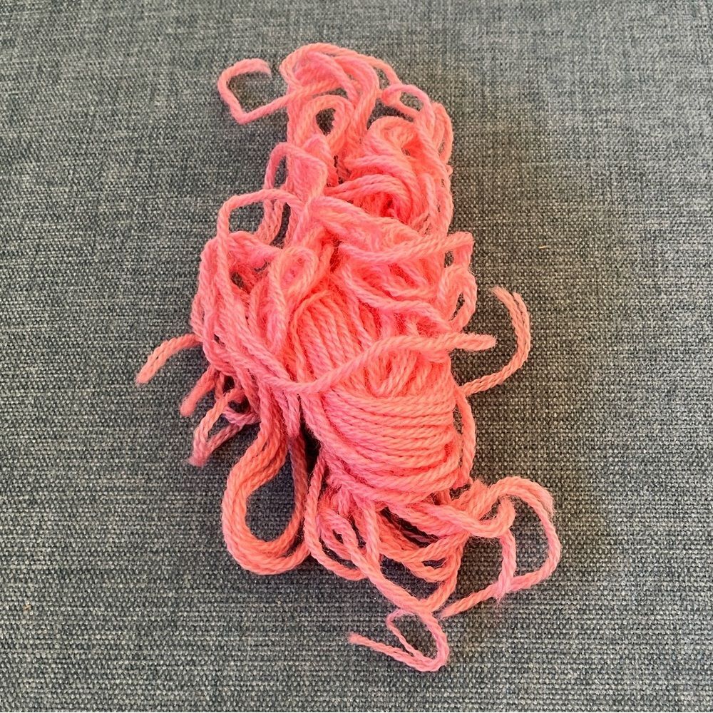 Pink Needlepoint Thread Yarn